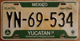 License plate for Yucatan, Mexico – Best Places In The World To Retire – International Living